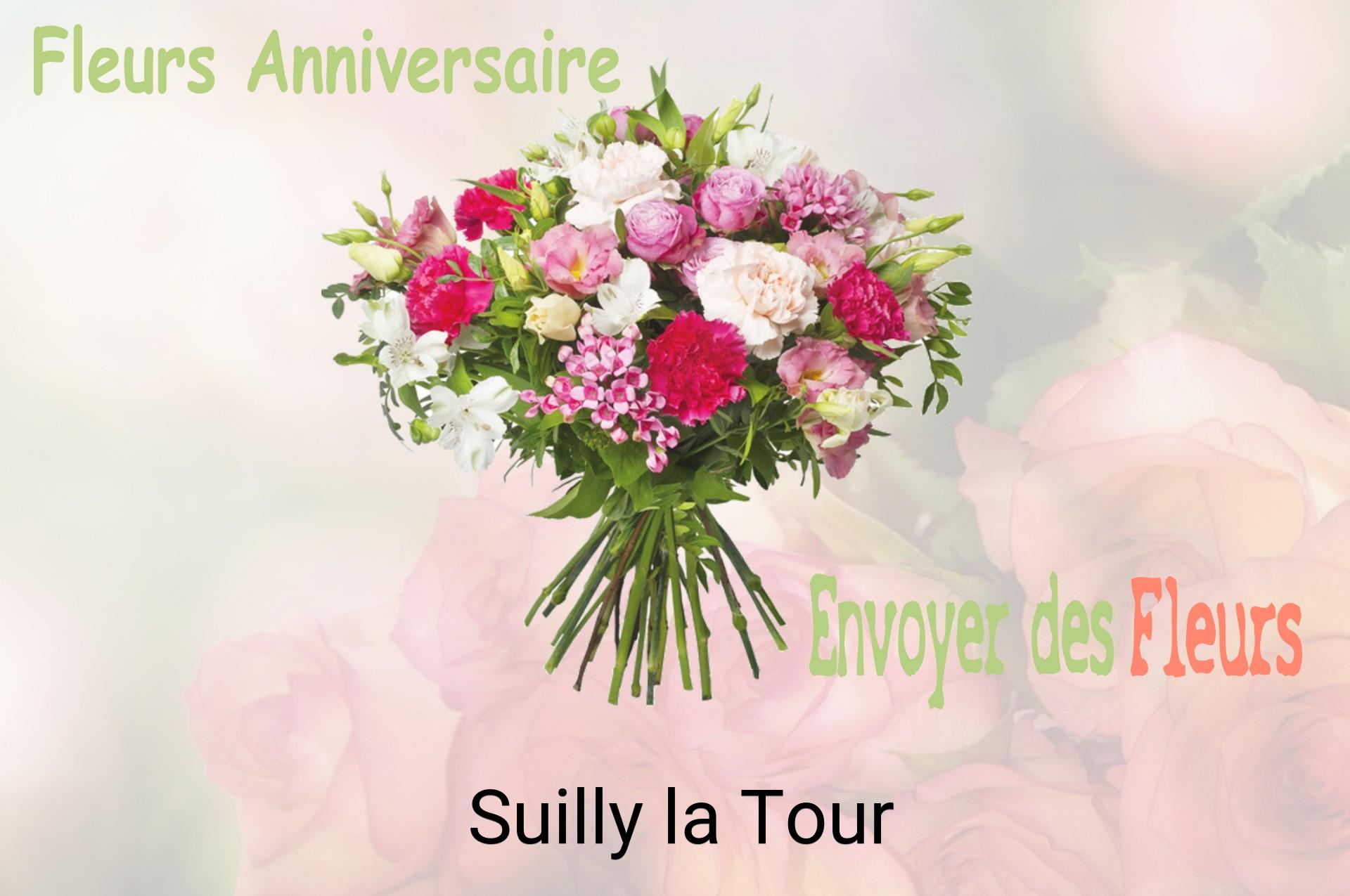 Bouquet de fleurs d’anniversaire livré à Suilly-la-Tour