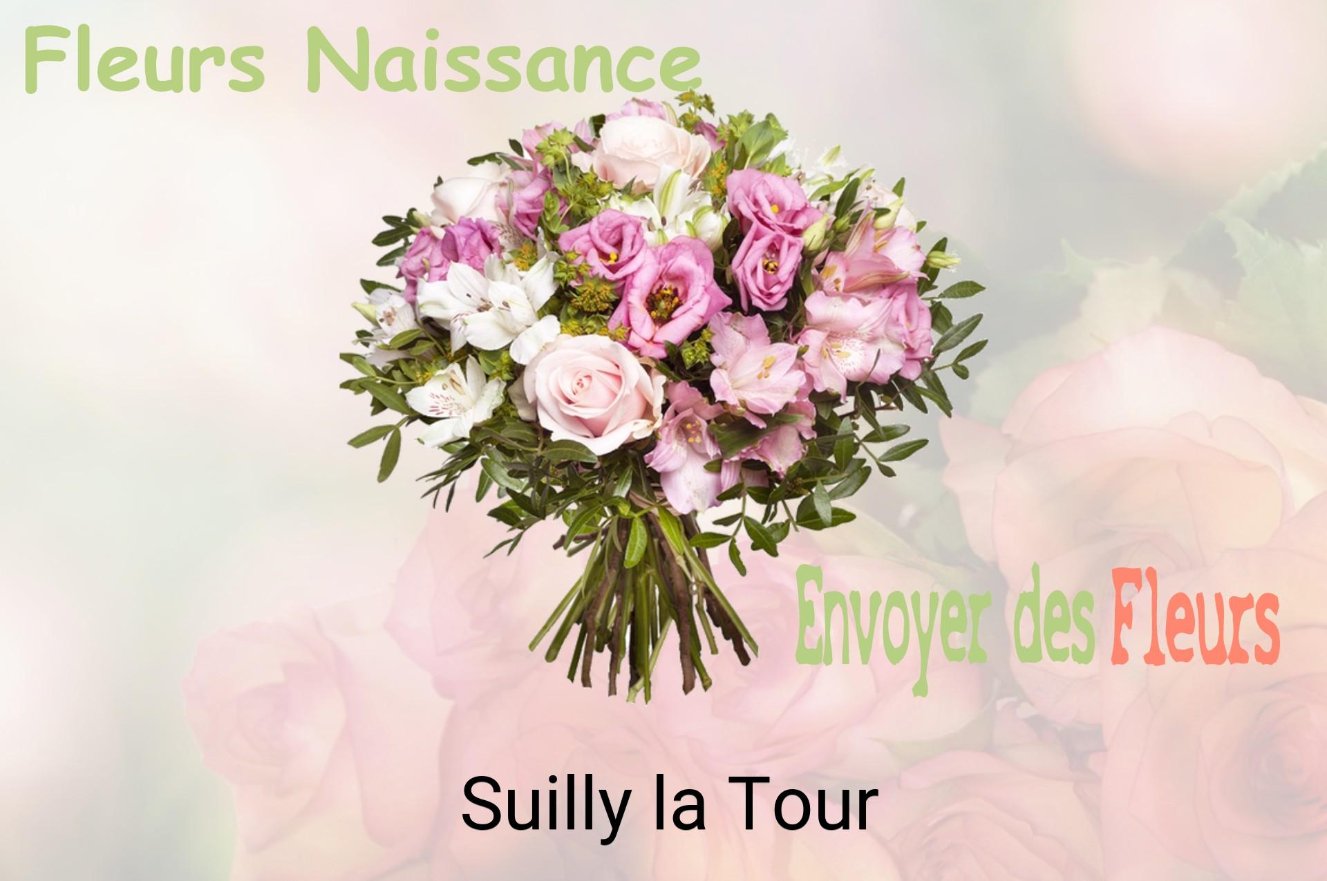 Bouquet de fleurs de naissance livré à Suilly-la-Tour